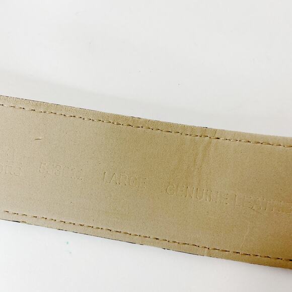 MICHAEL Michael Kors Black Leather Belt Size Large - Picture 4 of 14